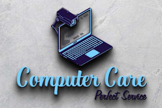make good looking computer networking logo for your company