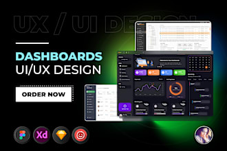 do dashboard design admin panel UI UX and saas UI UX design