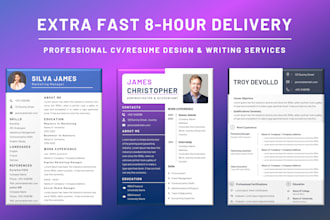 do professional cv resume design and writing services