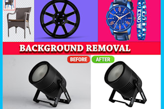 do clipping path, background removal, and transparent