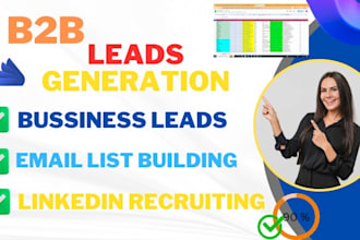 do b2b leads generation linkedin leads recruitment leads sales navigater