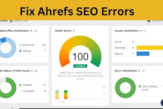 fix ahrefs site audit seo errors or issues