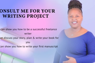 consult with you on ghostwriting and freelance writing