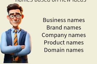 suggest self crafted names for business, brand, products