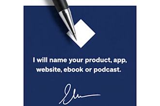 name your ebook, app, website, podcast or online course
