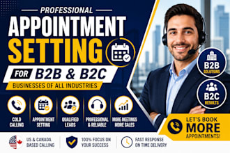 schedule qualified b2b and b2c appointments for your business