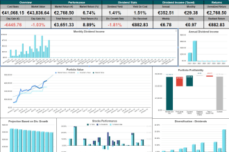 do a dividend stock portfolio tracker on google sheets