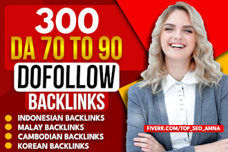 create thai indo korean cambodian maly high da 70 to 99 seo dofollow backlinks