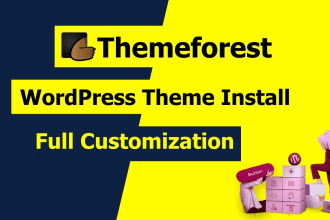 install themeforest wordpress theme, envato template kit, customize, demo import