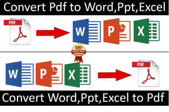 convert word to pdf and pdf to word
