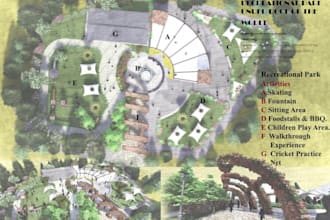 design your front garden,backyard patio,landscape and park design