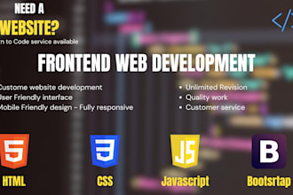 be your professional and creative HTML developer