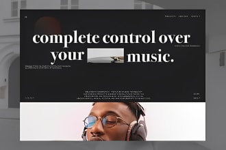 build your music website for music artist, dj, producer