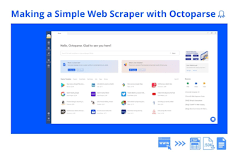 build octaparse bot or template for any website