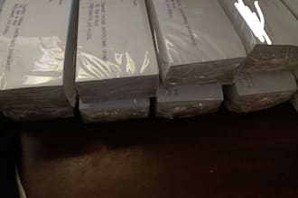 handwrites 1000 personalize cards and envelopes
