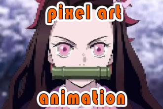 pixel art or animated pixel art