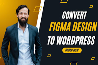 convert figma to wordpress, PSD to wordpress and xd to wordpress using elementor
