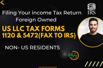file and fax to irs forms 1120 5472 for non residents