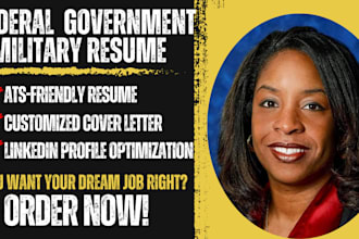 write federal, military, government resume to land your dream job