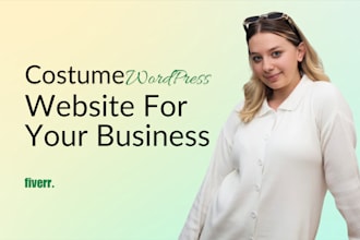 design and develop a premium wordpress website