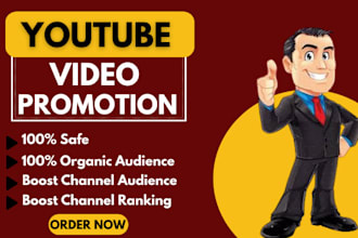 do youtube video promotion to gain active yt audience and grow yt channel
