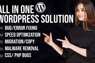 fix wordpress, woo commerce issues, bugs and errors and do customization