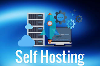 set up a complete self hosted server vps or home server