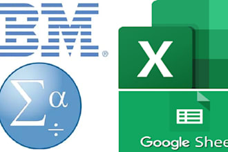do data analysis on spss, excel spreadsheet, google sheet