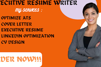 craft executive resume, cover letter, CV, linkedin optimization