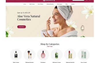 design skincare store, beauty shopify store, cosmetic skincare dropshipping