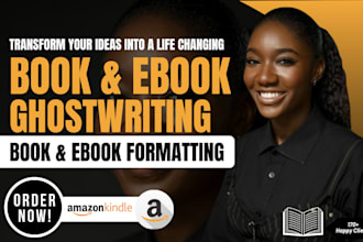 ghostwrite amazon kindle KDP ebook non fiction book for KDP
