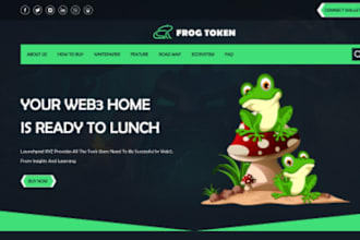 design a meme coin website token website crypto website pepe website memecoin