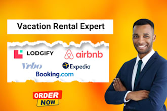create and optimize vacation rental websites, including lodgify, airbnb, and sho