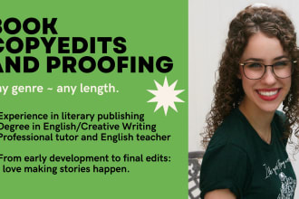 proofread and copyedit your book or novel