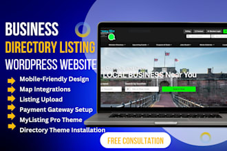 build business directory website on brilliant directory or wordpress directory