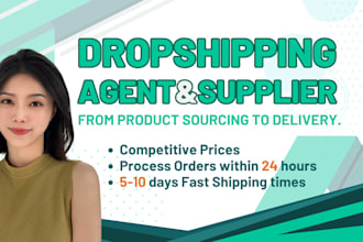 be your dropshipping agent, supplier sourcing agent in china