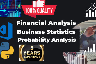 do probability, regression, business statistics, financial analysis and model