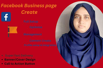 create setup and optimize facebook business page