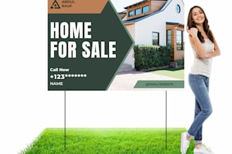 make unique billboard, and yard signs
