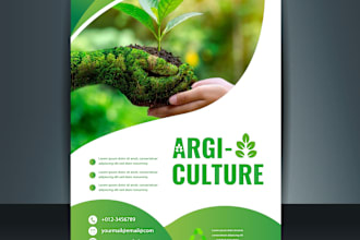 nature flyer template design