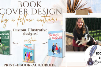 design a custom high quality ebook cover, fiction book cover, kdp book cover
