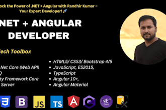 be your dot net angular developer for web app