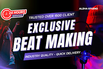 produce exclusive hiphop, rap, drill, and trap beat