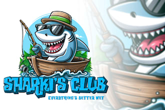 design a fun and playful cartoon logo