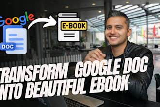 transform your google doc into an ebook, PDF, flipbook