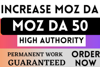 increase moz da domain authority 50