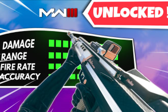 design pro cod warzone 2 thumbnails for your channel
