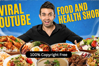 create and edit youtube  food shorts and tiktok videos