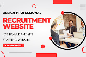 build a recruitment wordpress website job board website job agency staff hiring