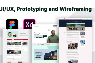 create a UI wireframe and prototype your website or app